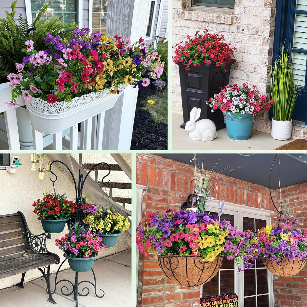 Nepfaivy UV-Resistant Artificial Outdoor Flowers